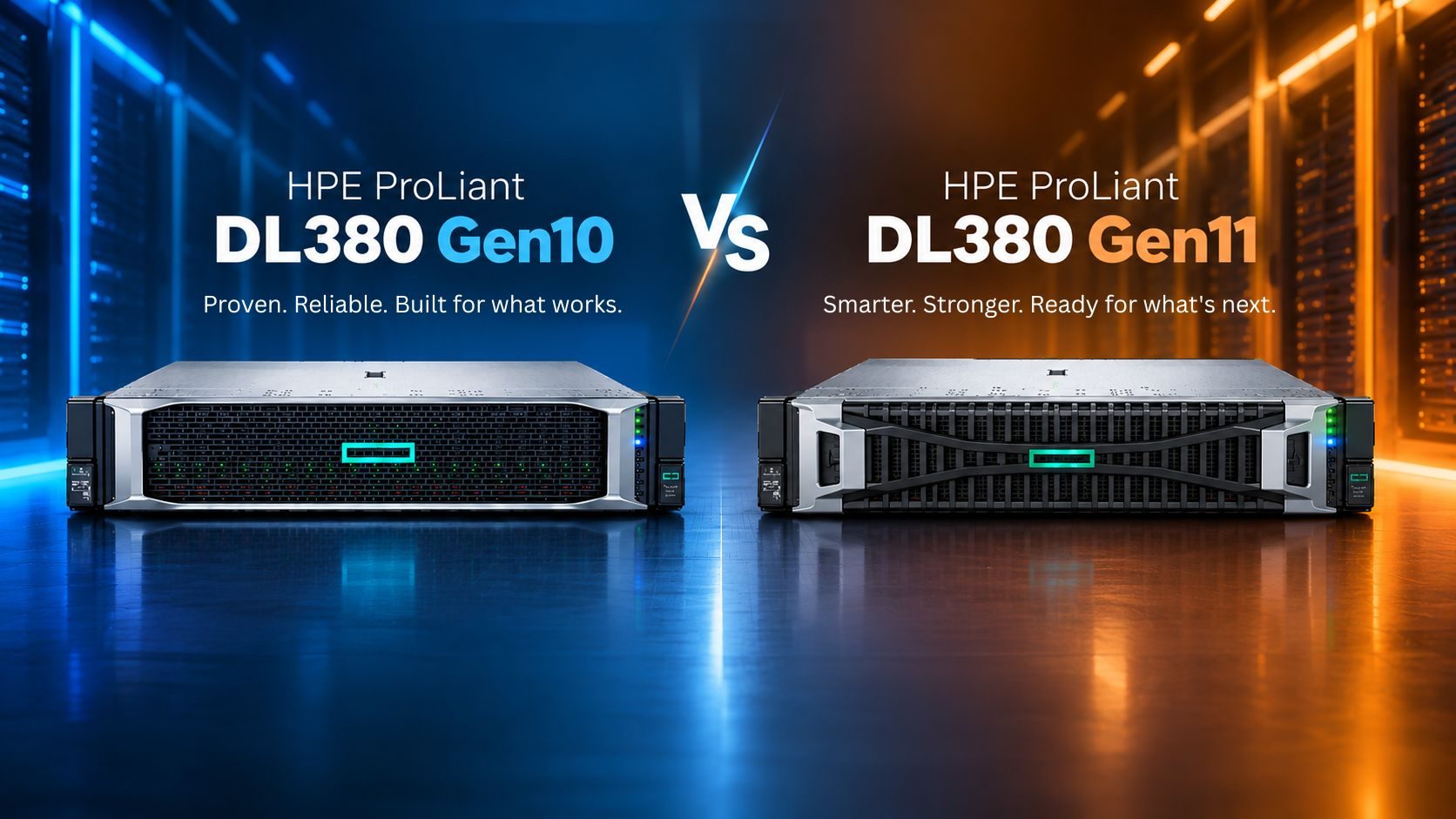 HPE ProLiant DL380 Enterprise Rack Server Gen10 vs Gen11